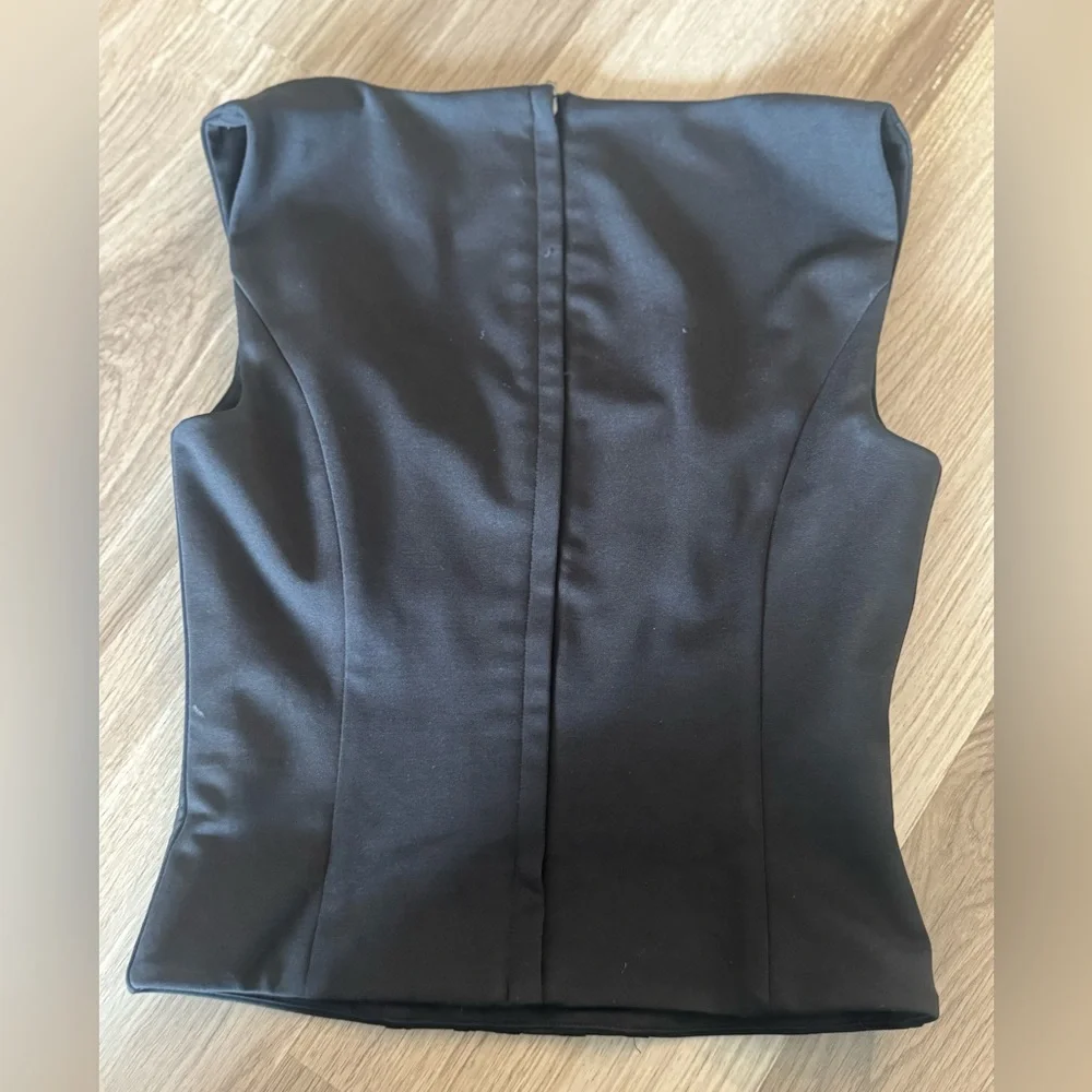 Reformation Black Corset Top - Picture 2 of 3